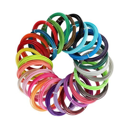 3D printing pen diy painting pen low temperature smart graffiti toys children's gifts educational toys children's gifts 5m PCL low temperature consumables roll (random color)