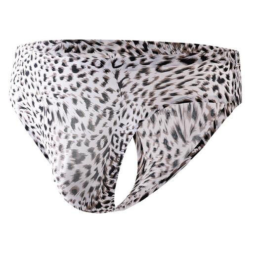 Sous-vêtements sexy à imprimé léopard en une seule pièce Markless 3d Low-Waist string européen et américain Pantalon masculin rapide Zebra sec 2xl140-160jin [Jin est égal à 0,5 kg]