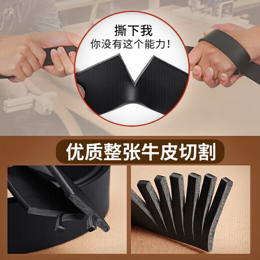 Romon Belt Men's Genuine Leather Automatic Buckle Belt Pure Cowhide Business Casual Pants Belt Birthday Gift for Boyfriend and Husband