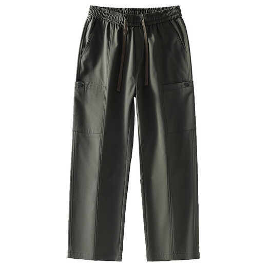 
KILO METERS American workwear casual pants men's straight loose 2025 new spring and autumn trend versatile sports wide-leg long pants 9856 black M _Suggested weight (100-110Jin [Jin equals 0.5 kg])