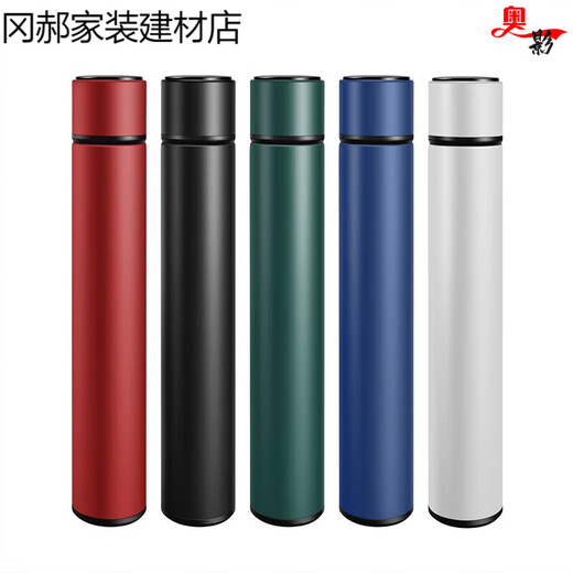 Smart Thermos Logotipo personalizado Impresión de letras Año de apertura Conferencia de regalos Copa conmemorativa personalizada al por mayor 1585 Black-250ml-Color Box Packaging no