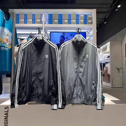阿迪达斯 （adidas）三叶草女子三条纹运动休闲立领长袖夹克外套JJ3361JJ3362官方旗舰 JJ3361 XXS