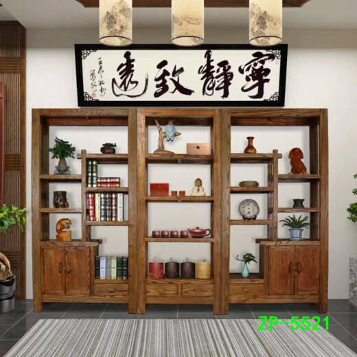 KERPOSUE 科浦舒书房背景布主播3d立体直播间背景墙简约中式直播视频拍照快手抖音 ZP-12370 3米宽+3米高(挂钩款)