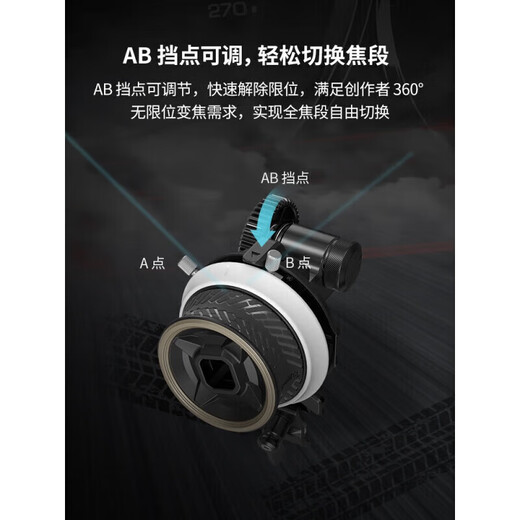 斯莫格（SmallRig）迷你跟焦器通用相机单反无线便携mini变焦器手动追焦镜头可调节遥控调焦器配件3010 Φ62.5-Φ64.5 无缝跟焦环 3291