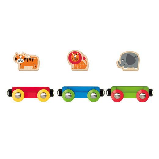HAPE BAIR GLAY JUNGLE TIERUNG 1 JAHRE ALTEN + Kinderspielzeug Baby glatt Holz Geschenk Dschungel Tierzug