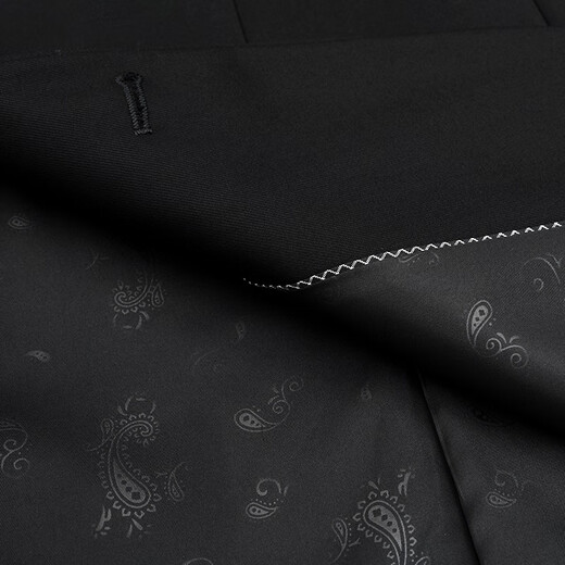 Shanghai-style Haoyu suit men's business formal suit, high-end professional wear jacket, groom's wedding dress, groomsmen's suit, A version black two-button suit + trousers XL (175) 55-65 kg