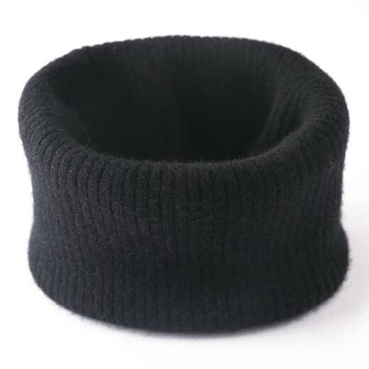 Hengyuanxiang pure cashmere neck wrap for men and women to keep warm in winter cervical spine fake collar wool neck scarf thickened pullover dark camel