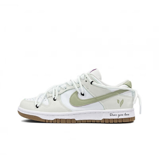 耐克（NIKE）球鞋定制 Dunk Low 男女款青提山茶清新简约高街低帮板鞋 FD9922-151 原鞋货号 35.5