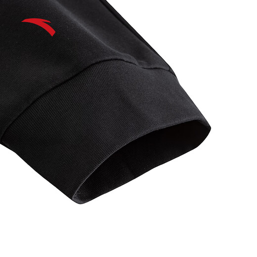 ANTA KT Sports Sweatpants Men's New Basketball Loose Casual Breathable Men's Pants Black Sports Pants Trousers Simple Flat Mouth Basic Black 1308-1 L (Male 175)