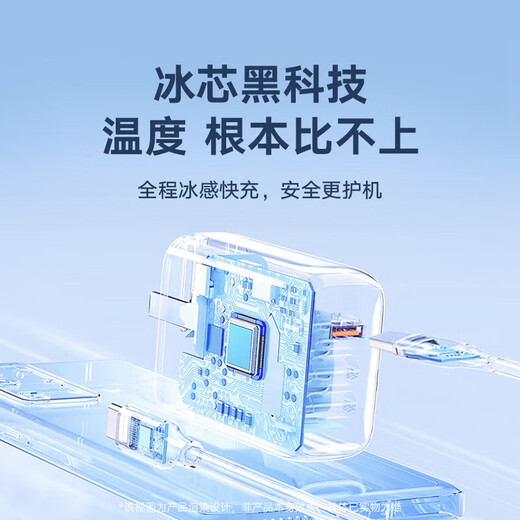 Friend of Palm is suitable for vivoiqoo120W/200W charger original fast charging head compatible with 6ATypeC data cable 12/13/X100spro/X90Pro/XFold2 flash charging set gallium nitride GaN suitable for 120WC port flash charging head + 1 meter cable