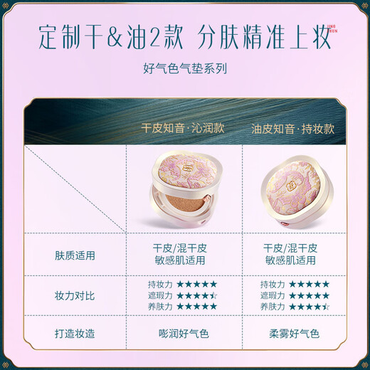 Hua Xizi Double 11 ready-made good-looking air cushion for dry skin N25 concealer long-lasting moisturizing cosmetic gift for women