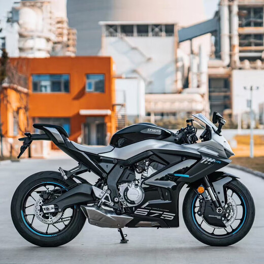Второй рукой Chunfeng 675SR-S Трехцилиндровый водяной охлаждение 450SR тяжелая машина Qianjiang QJ Racing 600RS Спортивные автомобили имитация мотоцикл Black