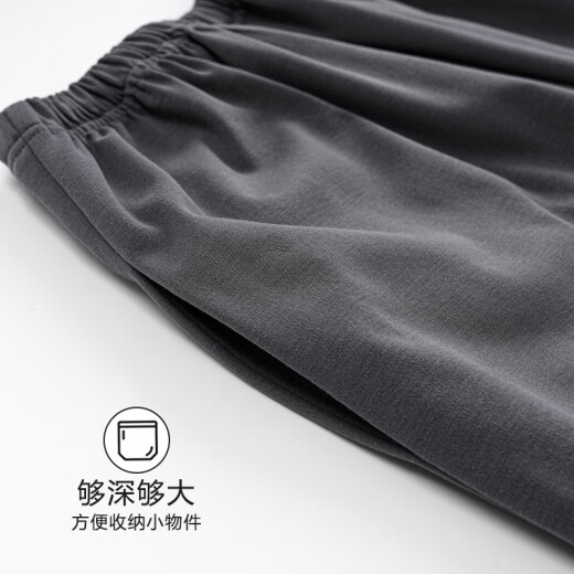 Langsha Pajamas El cuello redondo de algodón puro de verano para hombres se puede usar en los pantalones cortos de chaleco exterior para jóvenes de algodón de algodón de gran tamaño, juego de ropa para el hogar de algodón de gran tamaño OMM13657 L [Peso sugerido 100-120 Jin [Jin iguala 0.5 kg]]]