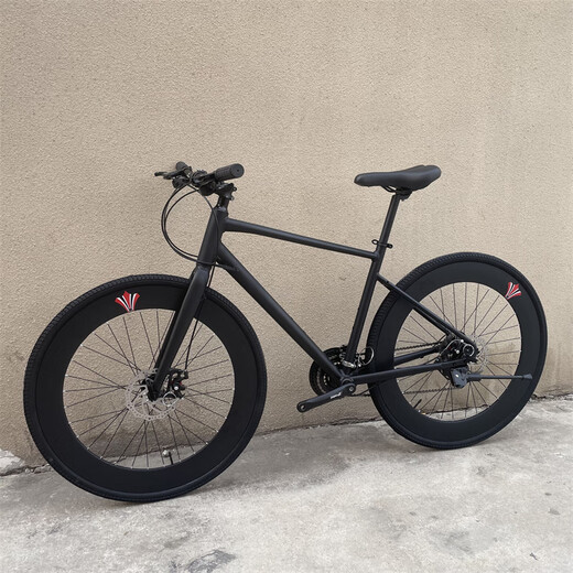 
Xidesheng gravel road bike 700C aluminum alloy thick-tire melon car 21/24/27 speed commuting and transportation flat road bike black racing model 21 speed