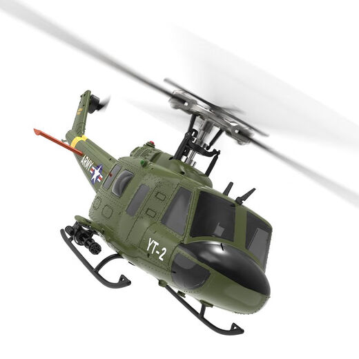 YUXIANG F07V Huey UH1D REAL REMOTE COMPOME Hélicoptère à six canaux Hélicoptère Real Model Aircraft Gas de main gauche