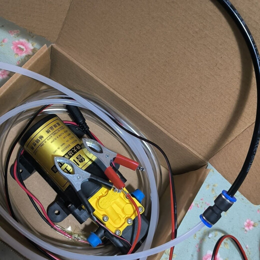 Yuma oil pumping tool self-change oil tool car oil pump set electric collector gasoline and diesel 12V main picture