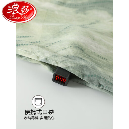 
Langsha suspender nightgown with breast pad summer thin pure cotton high-end pajamas pure and sexy girl casual dress QM6626 XL All size