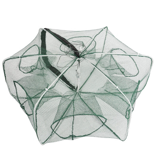 God Shark 6 hole diameter 50 fish net shrimp cage fishing cage automatically folds out only into the fishing net ground dragon net eel cage fishing gear