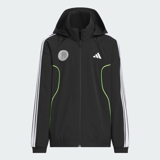 Adidas Children's Clothing 25 Autumn Children's Woven Jacket Thin Men's and Women's Medium and Large Children's Quick-Drying and Comfortable Sports Hooded Jacket KC2543