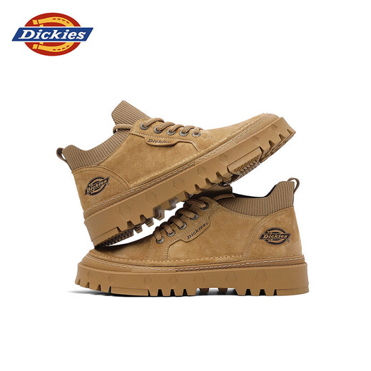 Dickies Martin Boots Herrenstiefel 2025 Herbstschuhe Herren trendige All-Match-Stiefel Herren-Low-Top-Arbeitsstiefel Herrenschuhe hellbraun 42 [Einen Größe groß, geeignet für Sportschuhe 43]