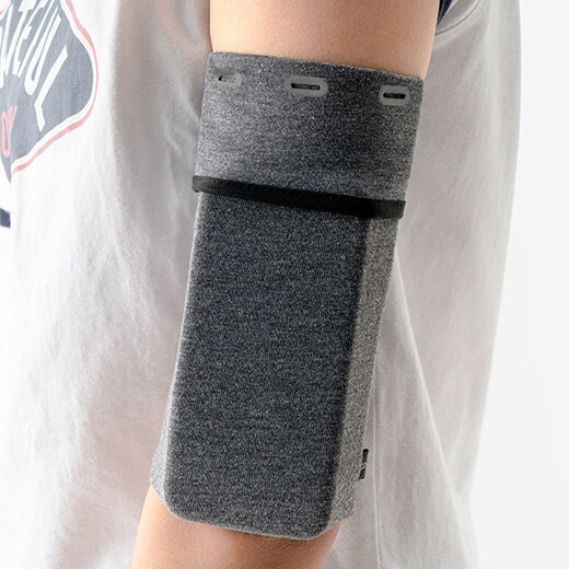 OIMG sports mobile phone arm bag for men and women, outdoor fitness equipment, running arm bag, arm strap, arm cover, blue S (suitable for arm circumference 19-23cm)