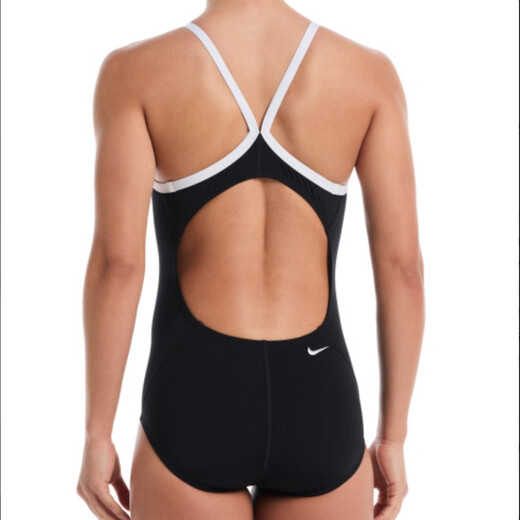 耐克（NIKE）官方新款女士专业竞速连体泳衣性感低叉包臀细肩带工字背耐氯泳装 RushPink687 M /30
