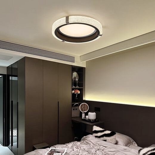 Opp Lighting (OPPLE) 2025 new artistic lamp space Italian light luxury full spectrum bedroom ceiling light modern simple master bedroom study 2025 1W 9866-diameter 50CM full spectrum three colors + package