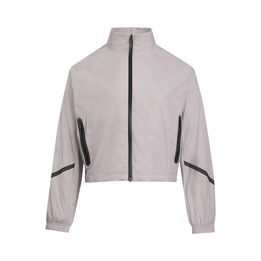 Under Armour UA весна и летняя непреодолимая бесплатная женская спортивная куртка Dawn Grey Powder 009 xs