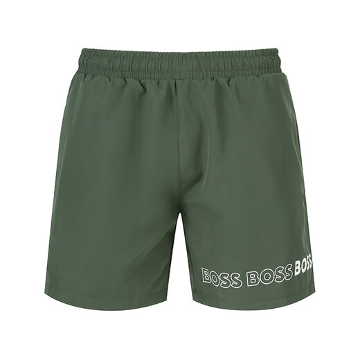Hugo -Chef Hugoboss New Herren Black Series Beach Swimming Shorts offizielles Flaggschiff 50469300 829 Orange S