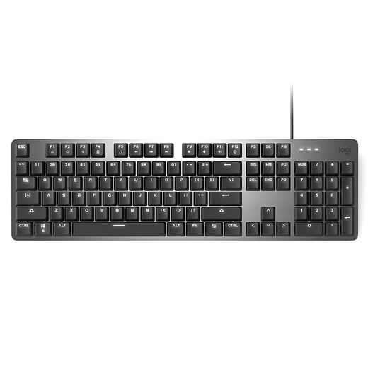 Logitech K845 wired mechanical keyboard Game office Colorful personality Backlit blue axis numbers Blue axle official standard x No x 104 key x blue axis
