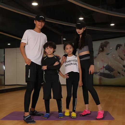 SMVP children's rope skipping shoes comprehensive training shoes soft sole primary school students special indoor lightweight non-slip men's and women's silent fitness shoes royal blue 41