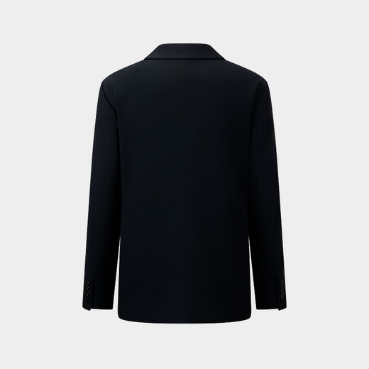 Biyinlefen 2025 Automne New Men's Casual Light Business Corduroy Texture Soft and Elastic Blazer Easy To Care 07 Black XL (110)