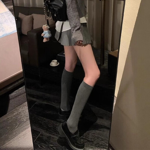 Langsha Organ Pleat Women's Autumn 2025 New High Waist Suit Skirt Slimming Anti-Exposed A-Line JK Skirt