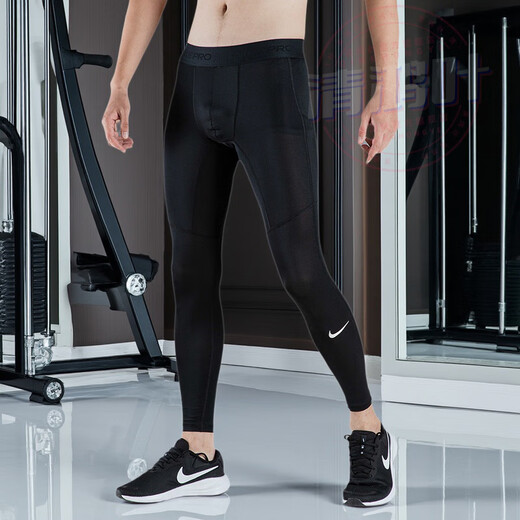 Nike (NIKE) sports suit for men 25 winter new breathable quick-drying tights tights running football cycling fitness two-piece set hot-selling sports two-piece set quick-drying tights + quick-drying tights L/175