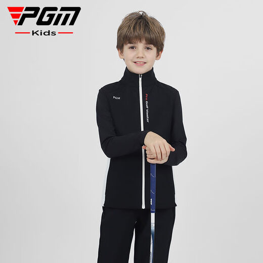 Zailu PGM children's golf clothing vest spring and summer windproof vest youth jacket light-heated clothing for boys and girls YF509-white light-heated vest with pockets inside and outside 130 130cm