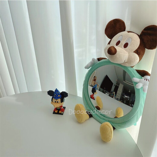 Korean ins style child safety seat reflector basket rearview mirror baby viewing mirror reverse installation crown bear mirror please tear off the film before use