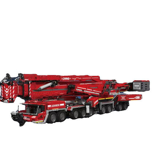 Moule King Construction Machinerie Crane Remote Contrôle Assemblage électrique Modèle de construction Bloc de construction difficulté 17007 YUXING 17087 Electric Drive Huile puits 840 particules