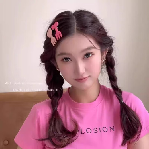 Welfare grab 10-piece set, cute hairpin set, sweet girly bangs clip, Japanese cartoon headwear combination, little princess hair accessories, welfare grab 1-piece set, random