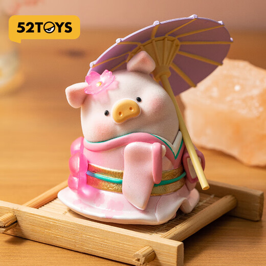 52TOYS罐头猪LuLu花见花开赏樱场景组潮流玩具礼物摆件 现货(猪*1+配件*14) 拆封后不支持无理由退货退款