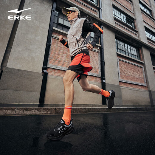 Hongxing Erke sports shoes running shoes men's shoes water-repellent technology jogging shoes shuttle 4 non-slip wear-resistant running shoes 51125303050