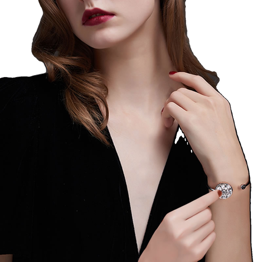 QIWN Bloom Smart Bracelet Couple Sensing Bracelet Long-Distance Love Artifact for Friends Chinese Valentine's Day Gift Bloom Bracelet Small Size About 15cm Premium Gift Box Gift