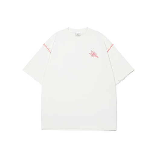 Guyuka (Guuka) Trendy T-Shirt für Männer kurzärmeliges Paar Outfit Sommer 2025 Neues Kleider Bottoming-Hemd halbe Ärmel Casual Style White F6628 S