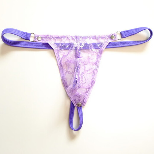 Ttpmer transparentes Mesh Herren-Tanga und Hüft-Showing PP Trendy und Creative Herrenunterwäsche sexy und verführerische T-Shirt White S