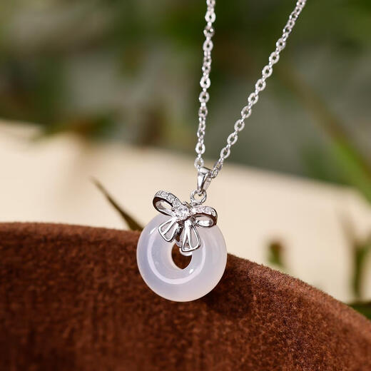Laomiao 999 Sterling Silber Chalcedon