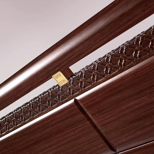
Nanyang Hu Family (HOOS) Nanyang Hu Family Nanyang Hu Family Hongyun Series HE9930 All Solid Wood Large Bed Aili Ancient Yi Su Mu New Chinese Style Ancient ZEH-03 Shelf High Box Height 460-J76 Others