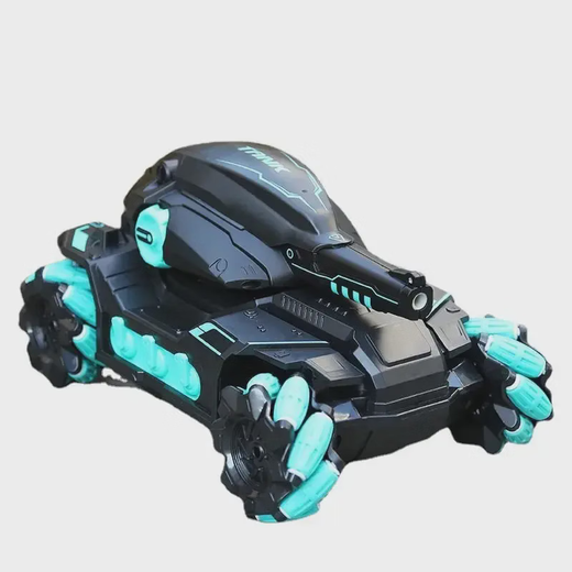 
Toy car remote control, gesture sensing, remote control tank battle toy car four-wheel drive can fire water bullets 1389 big red [handle remote control + watch remote control