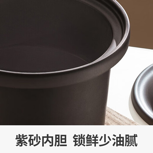 Joyoung quick-stewing electric stew pot, electric casserole, electric stew pot, stew pot, multi-purpose pot, purple casserole, 4L bird's nest porridge soup pot, porridge electric cooking pot DG40K-GD405