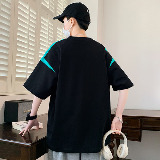 QLTQZQ Summer Camiseta de manga corta Niño de 12-15 años adolescentes 13 Tops para niños camisas para hombres 16 695 Green Quality Assurance M 80-100Jin [Jin equivale a 0.5 kg]