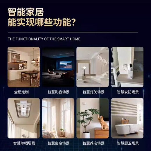 Quwudou Customized Xiaodu Voice Interaction Whole House Intelligent Network Lighting Design Kit Smart Home Control System Ordinary Residential Scheme Design Explanation +1 to 1 Everyone