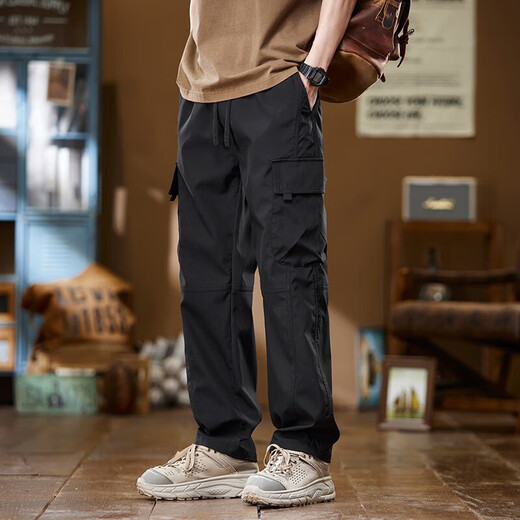 Baleno S&K series American overalls for men, spring and autumn new fashion brand jacket pants, soft shell loose casual pants, autumn style 9810 Khaki XL Height 170-180 Weight 130-150 Jin Jin is equal to 0.5 kg